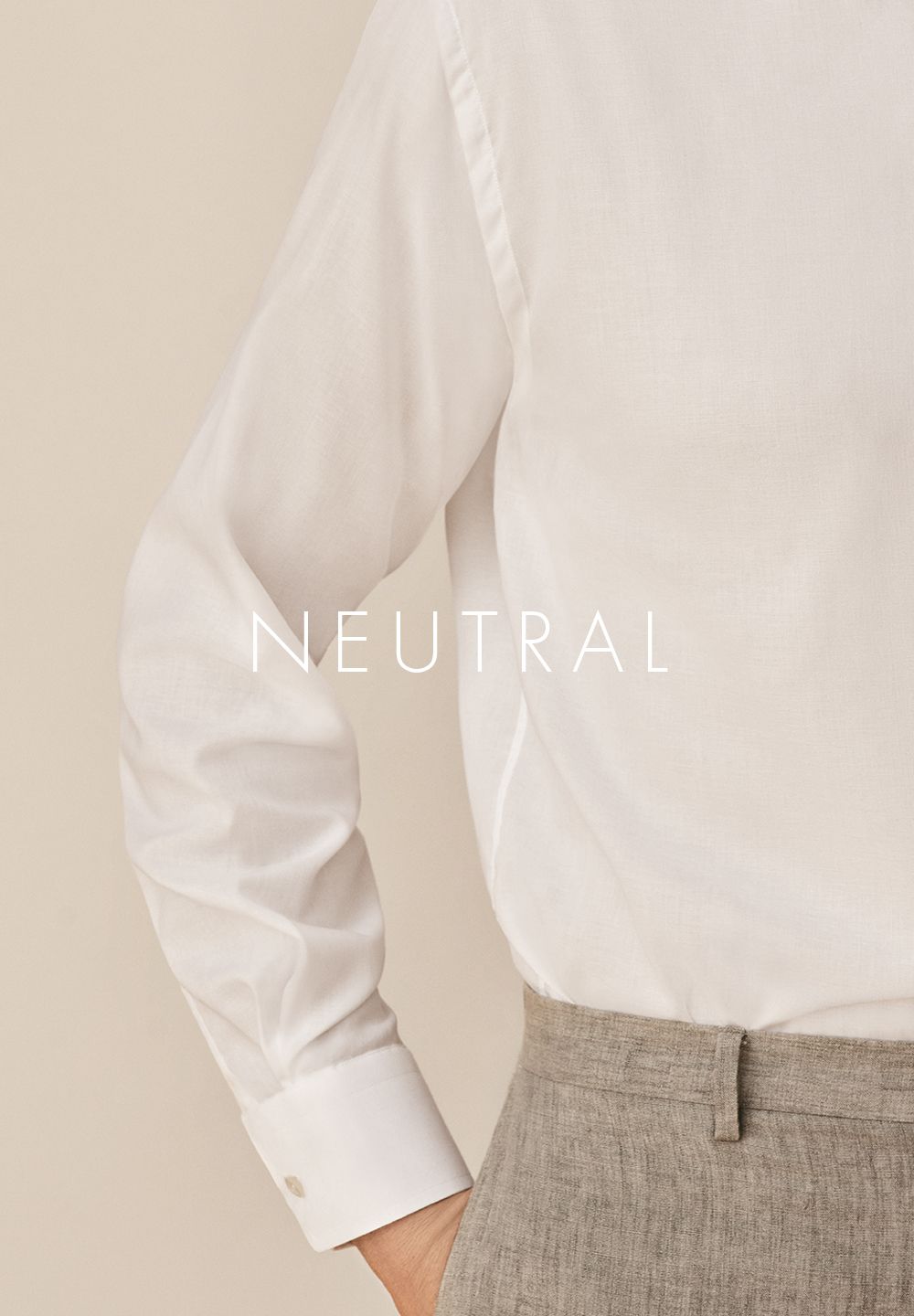 Hanro Basic Cotton Superior Cotton Superior S/Slv Shirt V-Neck (073089) Neutral