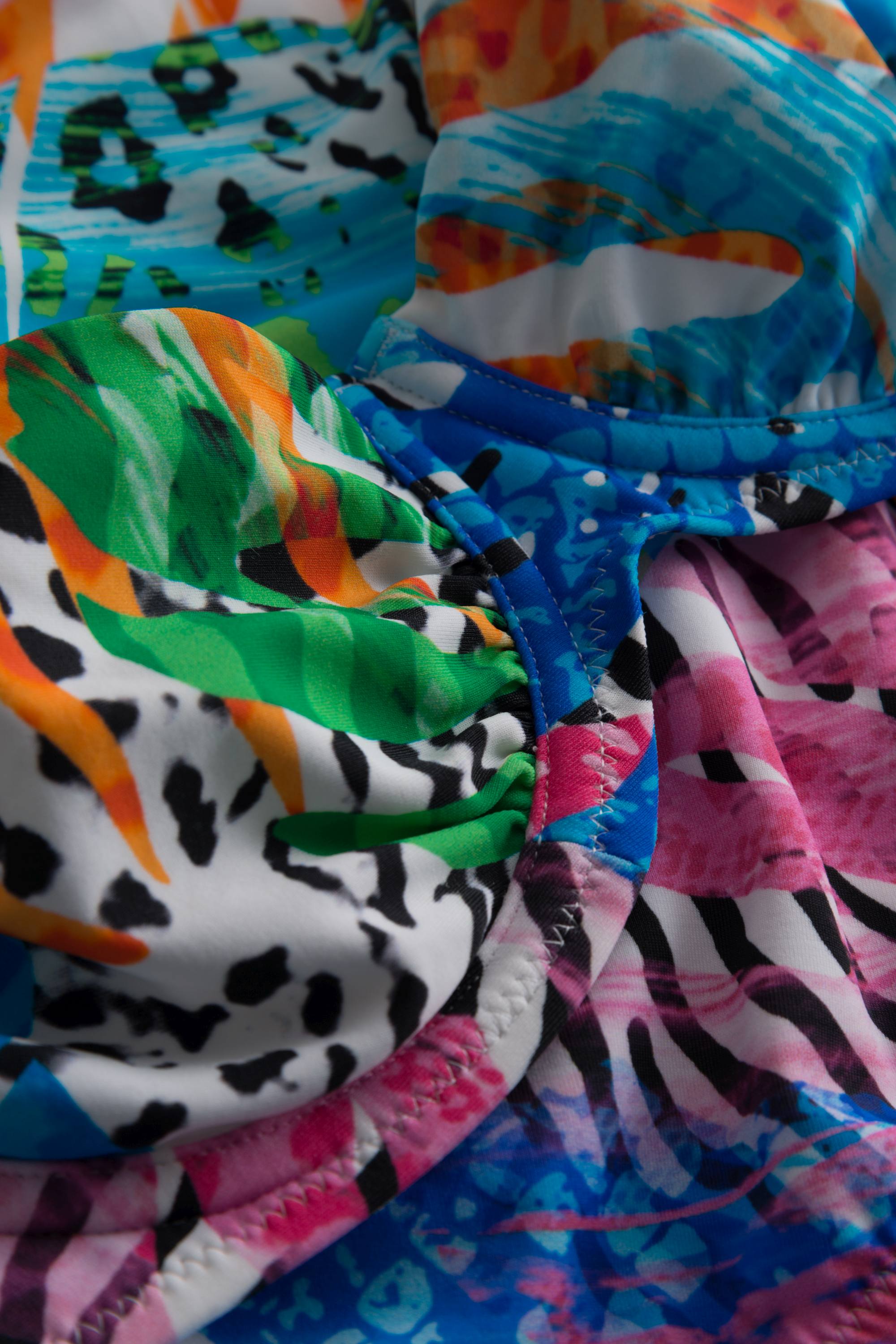 Rosch Bikini, Wire, Adjust Straps Animal Leaves (1215541) Multicolor Leaves