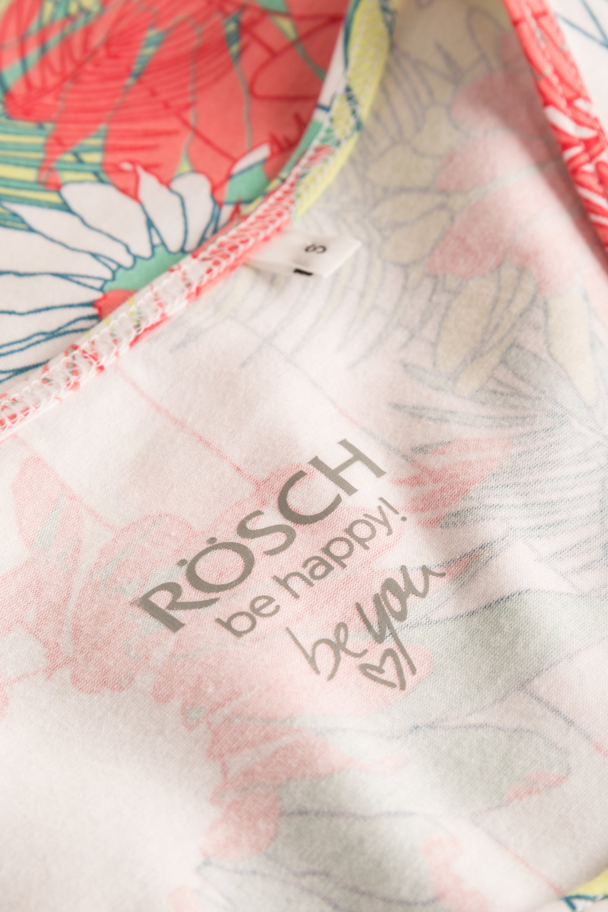 Rosch Night Dress, 1/2 Sleeve, Round Neck Trend Fashion (1222000) Flower Stripe