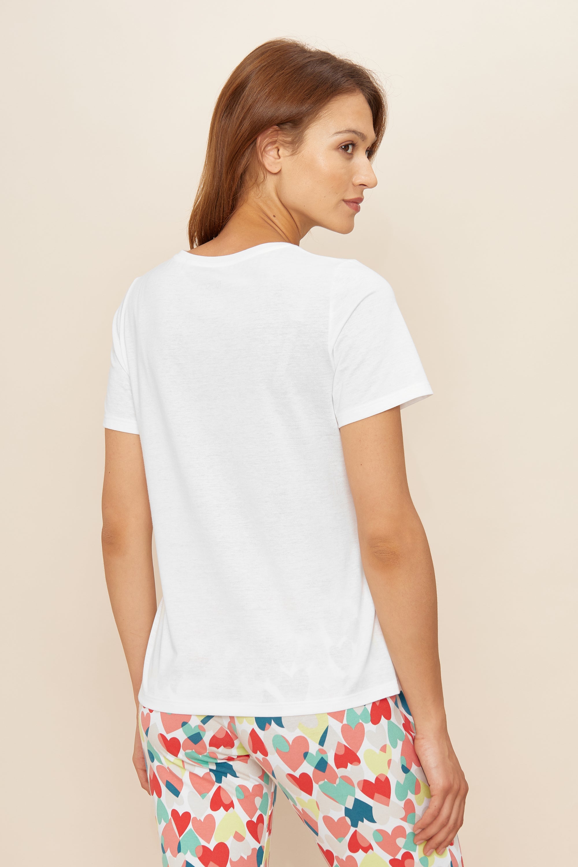 Rosch Shirt, 1/2 Sleeve, Round Neck Highlight (1222042) White