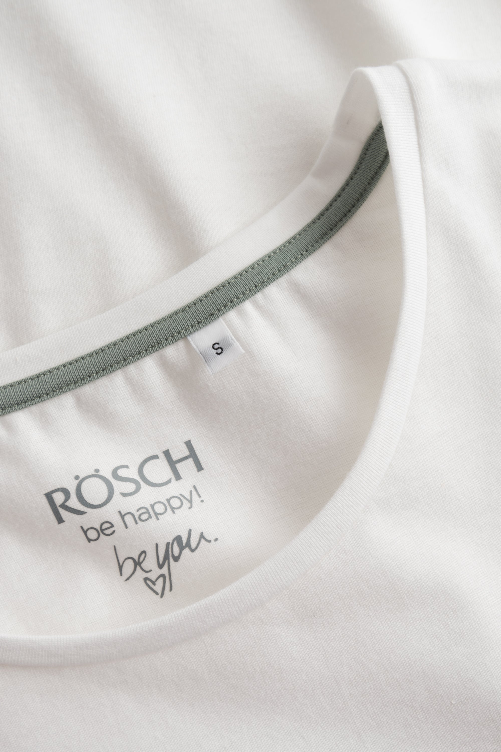 Rosch Shirt, 1/1 Sleeve, Round Neck Highlight (1222142) Cream