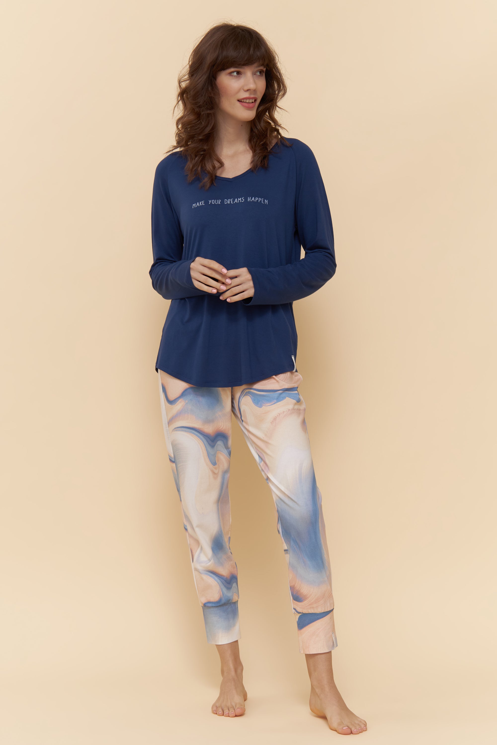 Rosch Pants, 7/8, Slim-Fit Trend Fashion 2 (1222170) Dynamic Print