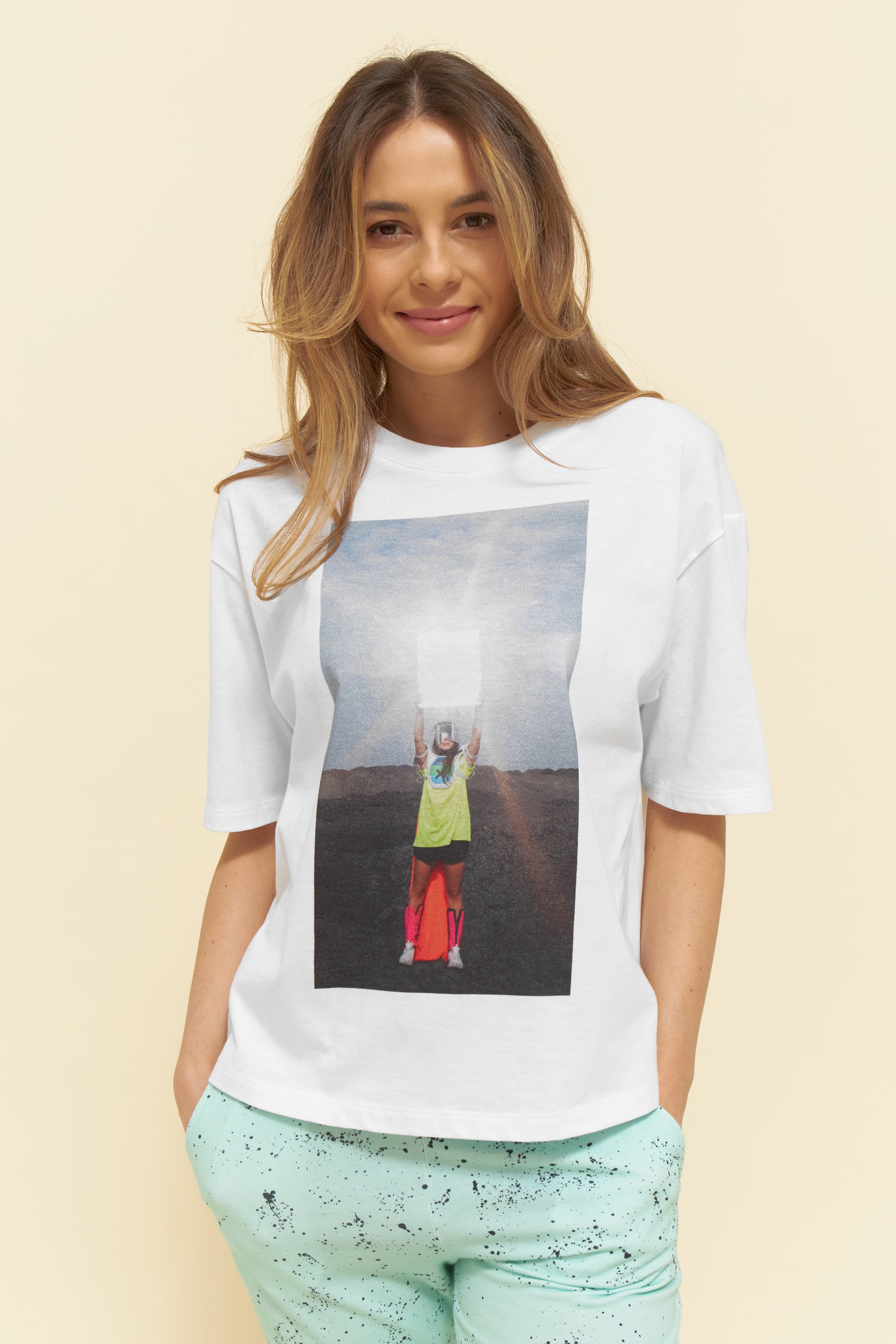 Rosch Shirt Gots, 1/2 Sleeve, Roundneck Arthel (1223441) White