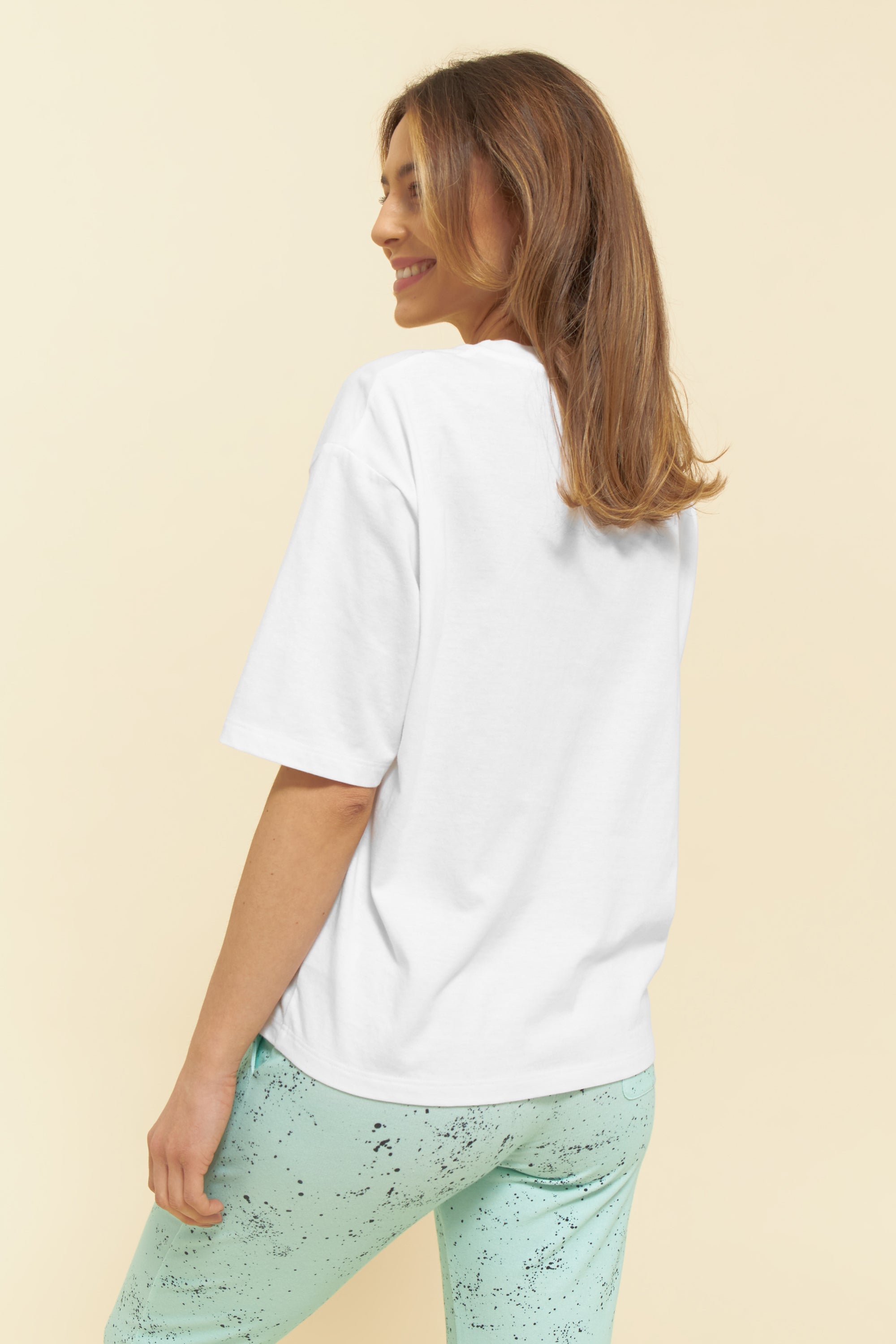 Rosch Shirt Gots, 1/2 Sleeve, Roundneck Arthel (1223441) White