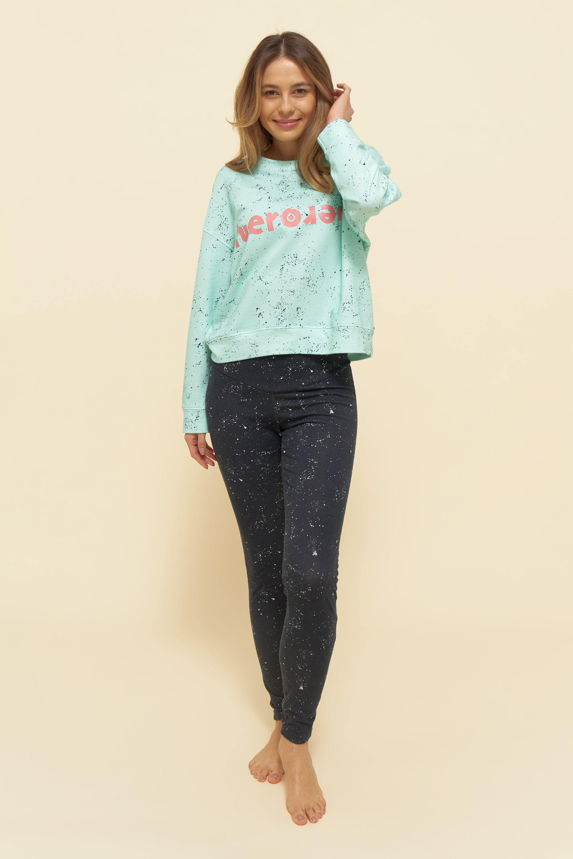 Rosch Leggings Gots, 1/1 Arthelps Hero (1223448) Navy Print