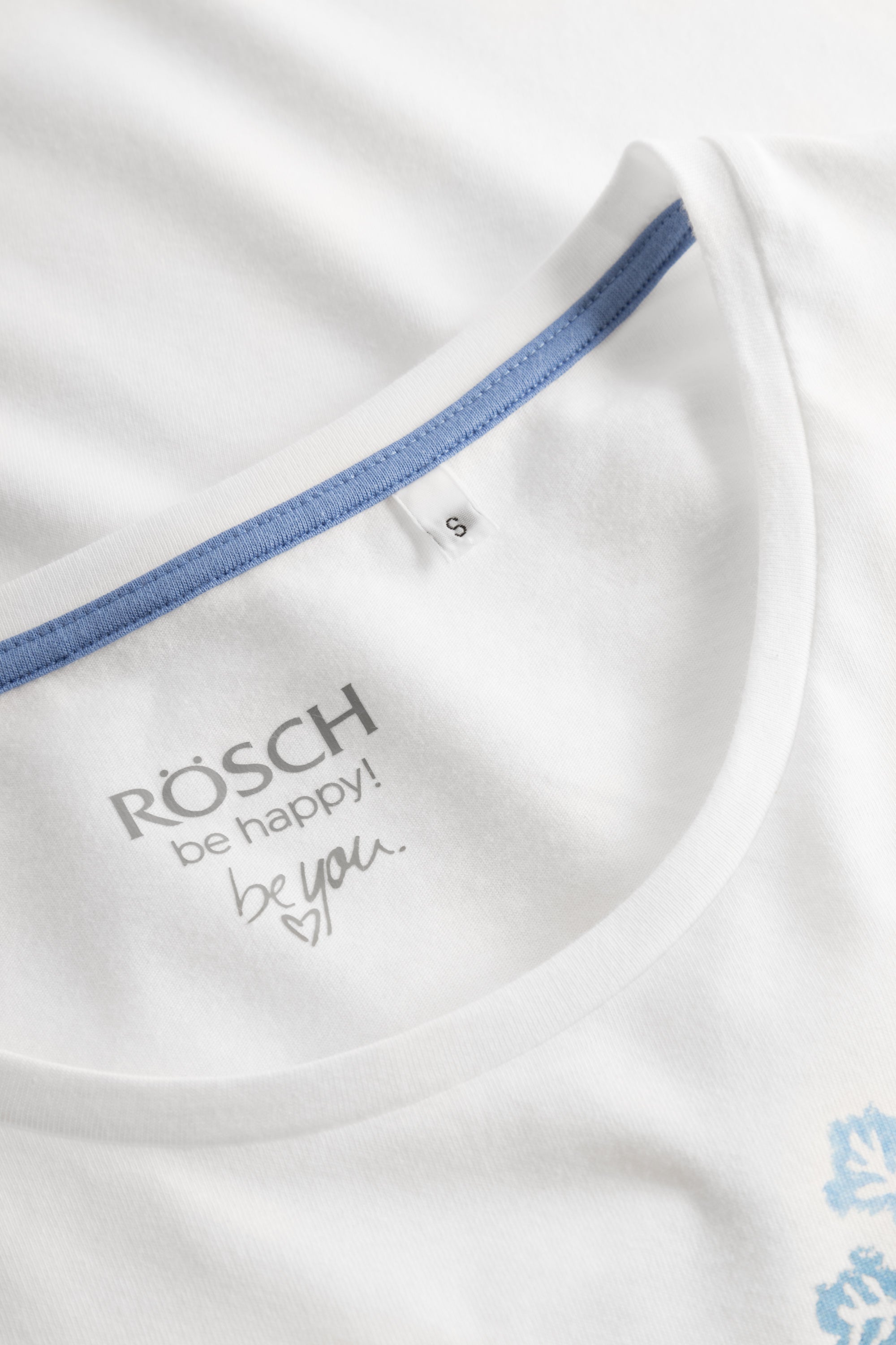 Rosch Shirt, 1/1 Sleeve, Round Neck Highlight (1232181) Cream