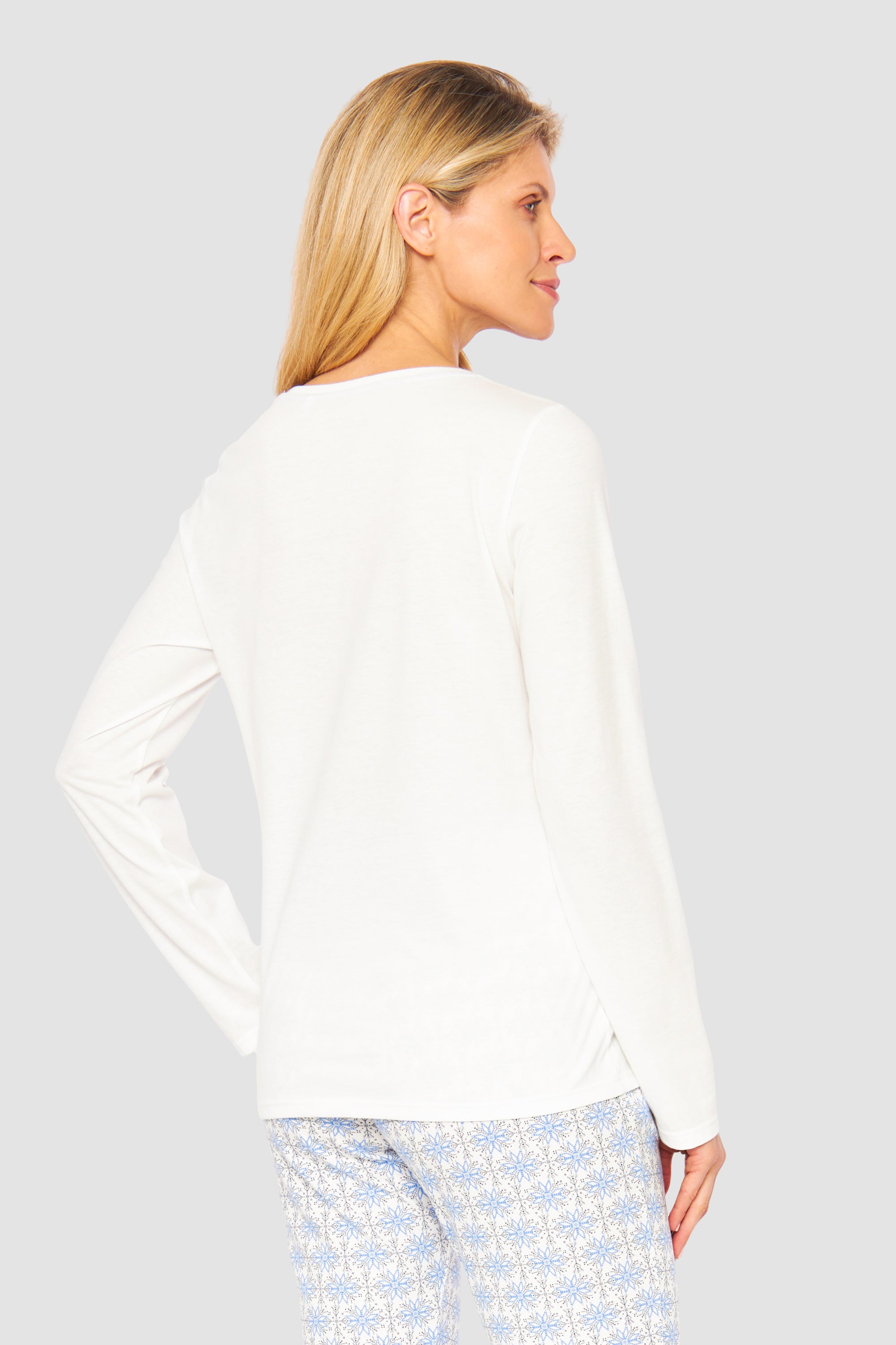Rosch Shirt, 1/1 Sleeve, Round Neck Highlight (1232181) Cream