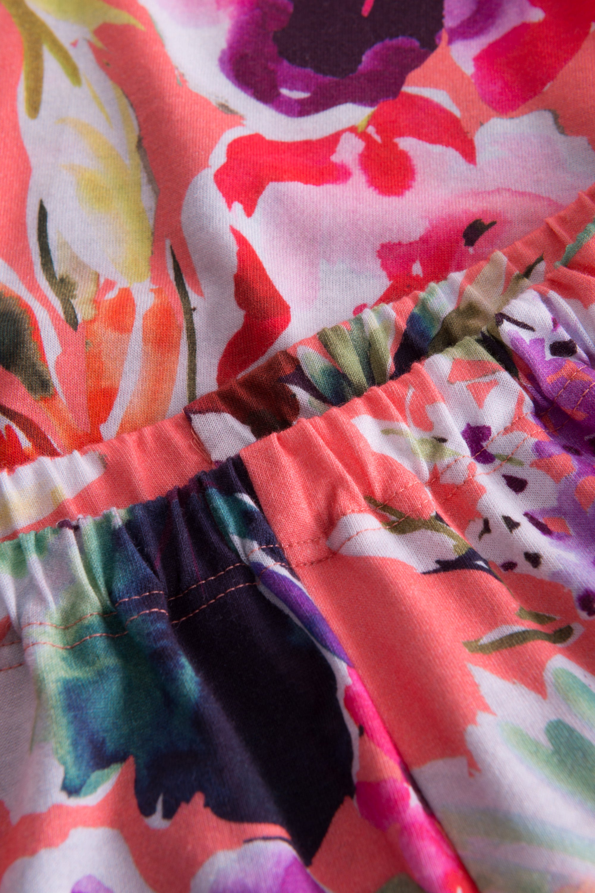 Rosch Pajama, 1/2 Sleeve, 7/8 Pants, Button Panel (1233121) Summer Bloom