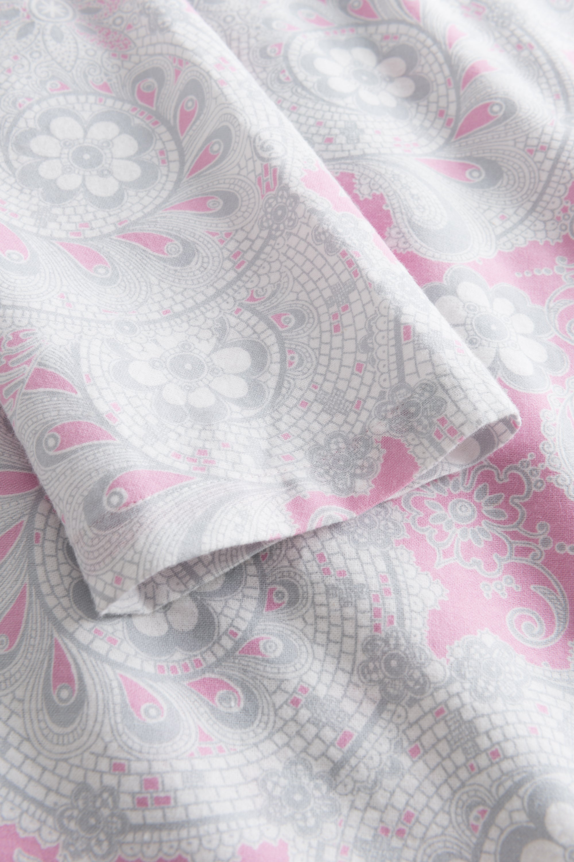 Rosch Night Dress, 1/1 Sleeve, Button-Through, Lapel Co (1233536) Ornamental Print