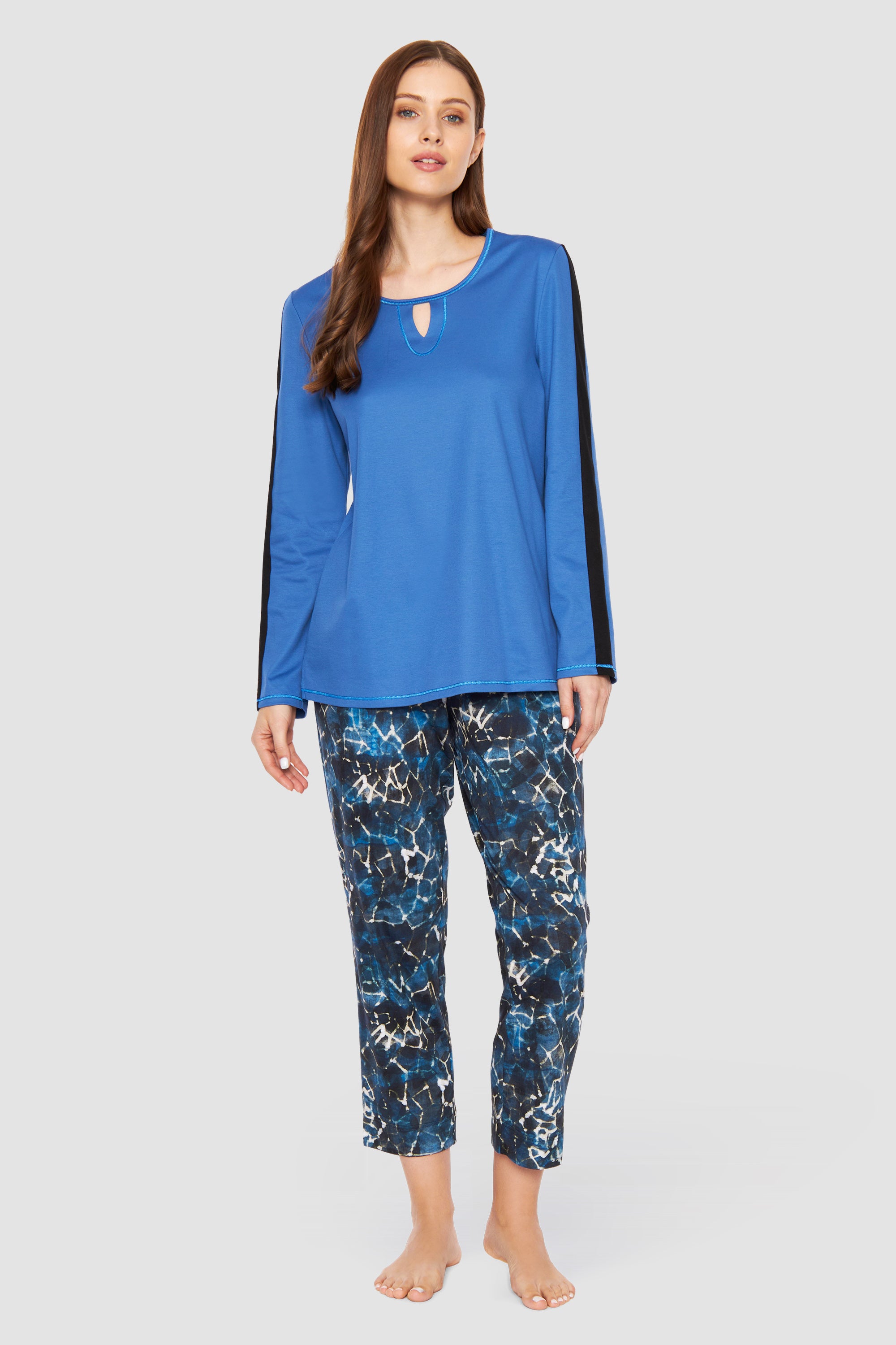 Rosch Shirt, 1/1 Sleeve, Round Neck Blue Plane (1233786) Blue