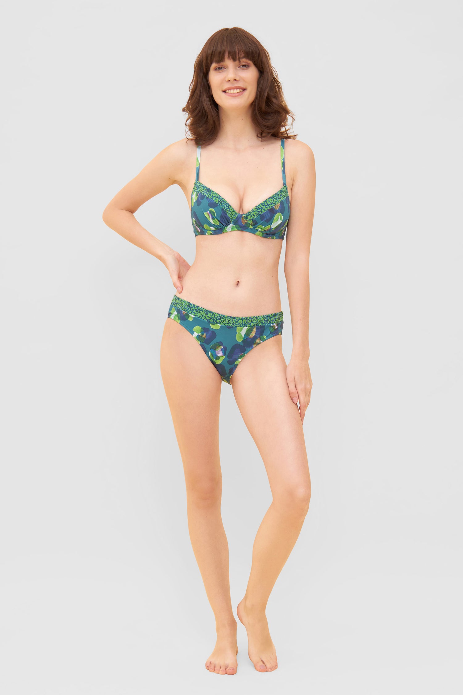 Rosch Bikini-Top, Spacer, Wire Statement Leoprint (1235531) Leo