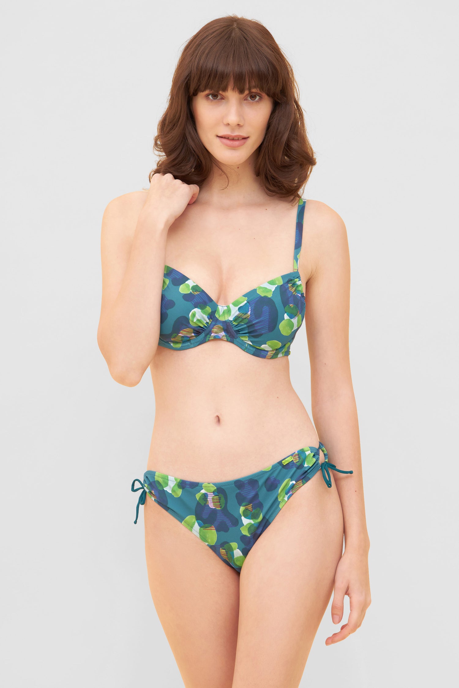 Rosch Bikini-Top, Adjustable Bust, Wire, Statement (1235539) Leo