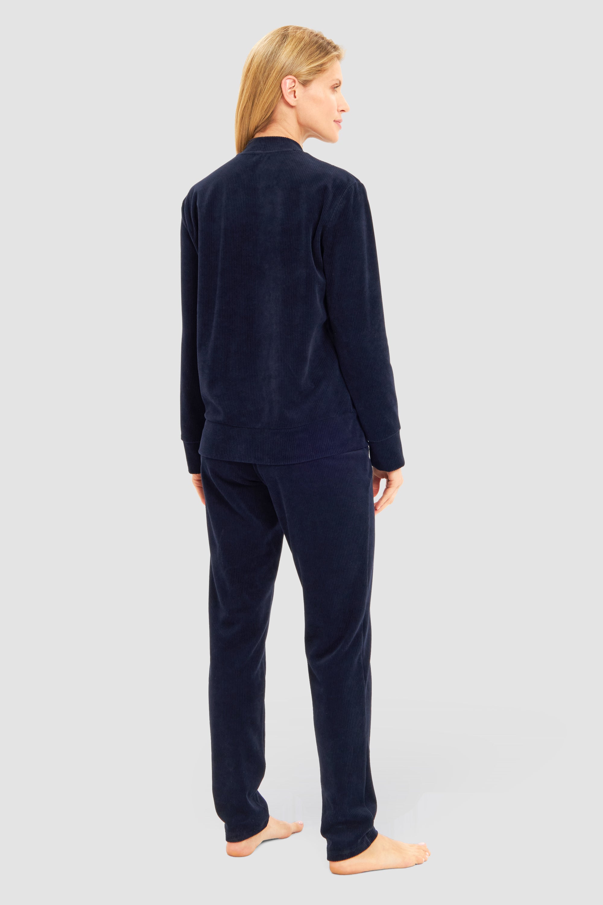 Rosch Lounge Suit, 1/1 Sleeve, Pants 1/1, Zipper, Round (1243091) Navy