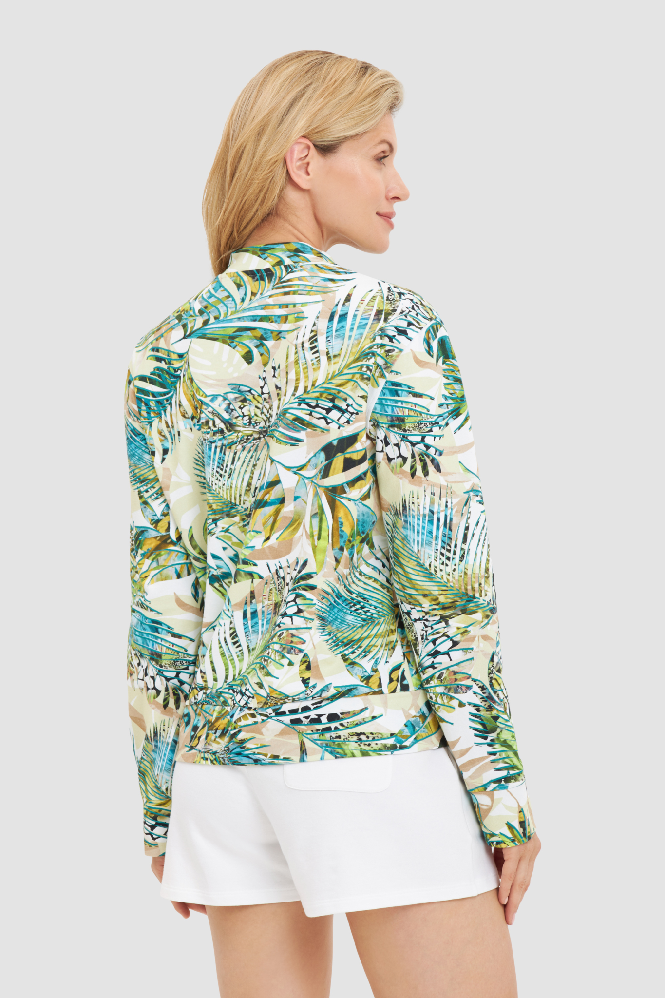 Rösch Lounge Jacket back view in Jungle