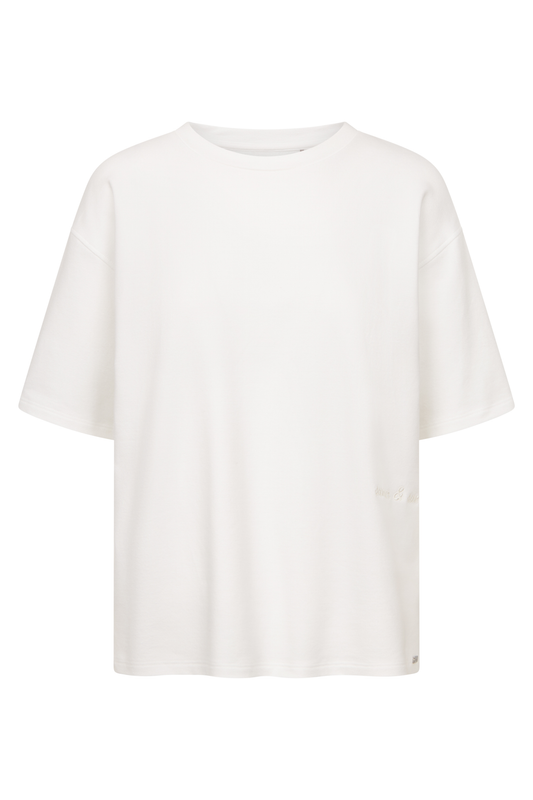 Rösch Lounge Sweatshirt front view in White