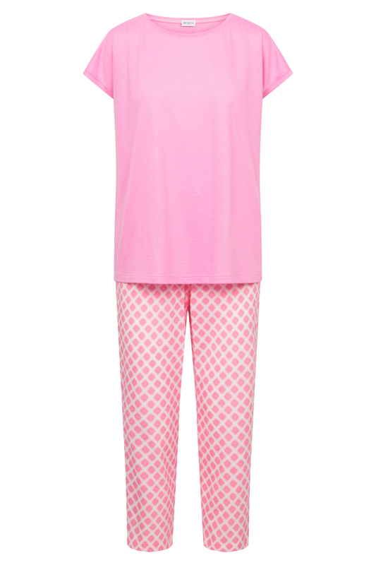 Rösch Pyjamas front view in Graphic Minimal
