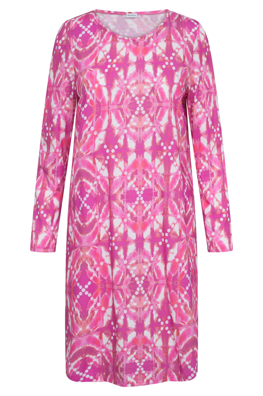Rösch Nightgown front view in Fancyprint