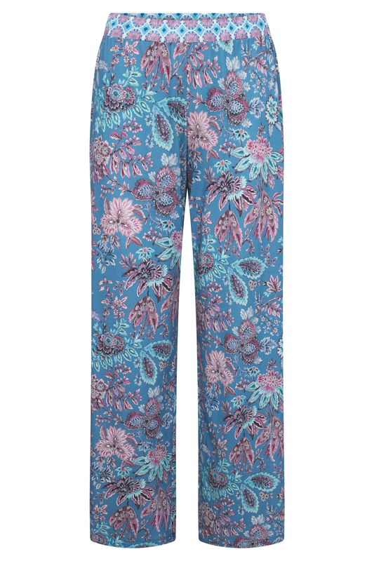 Rösch Lounge Pants front view in Ornamental Print