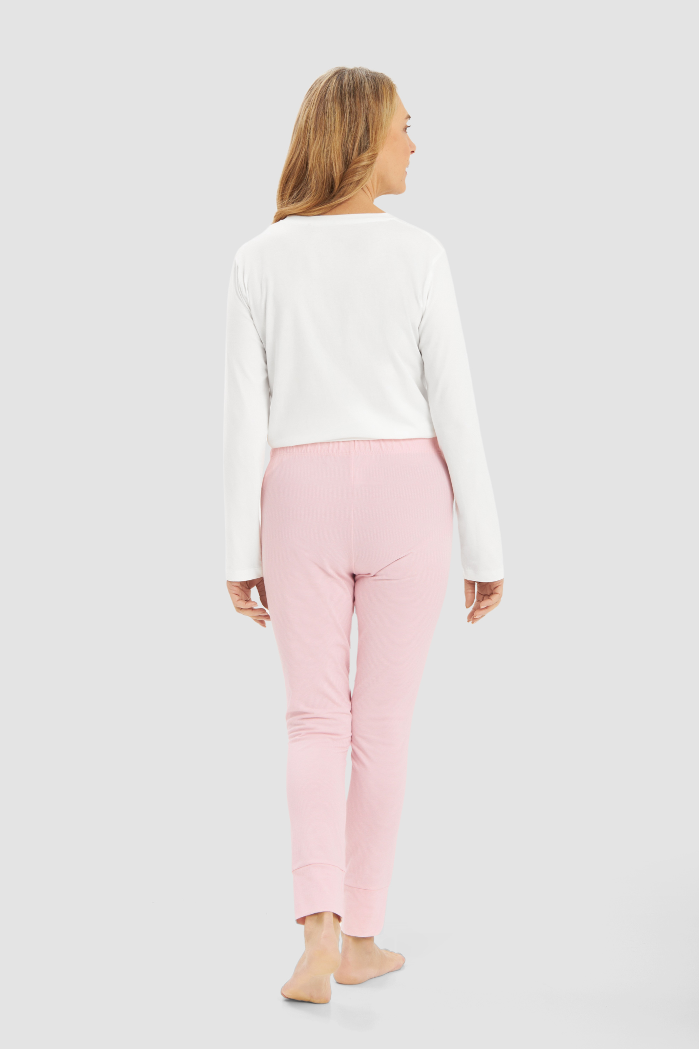 Rösch Lounge Pants back view in Ringlet Pink