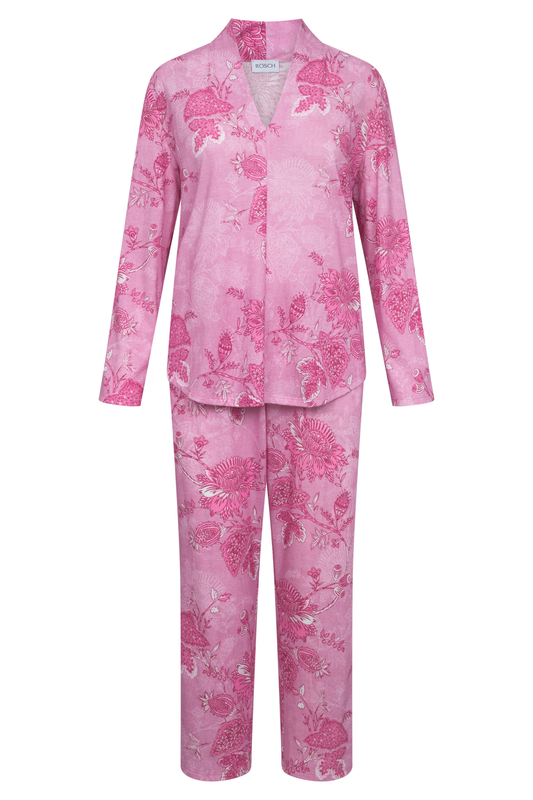 Rösch Pyjamas front view in Ornamental Flower