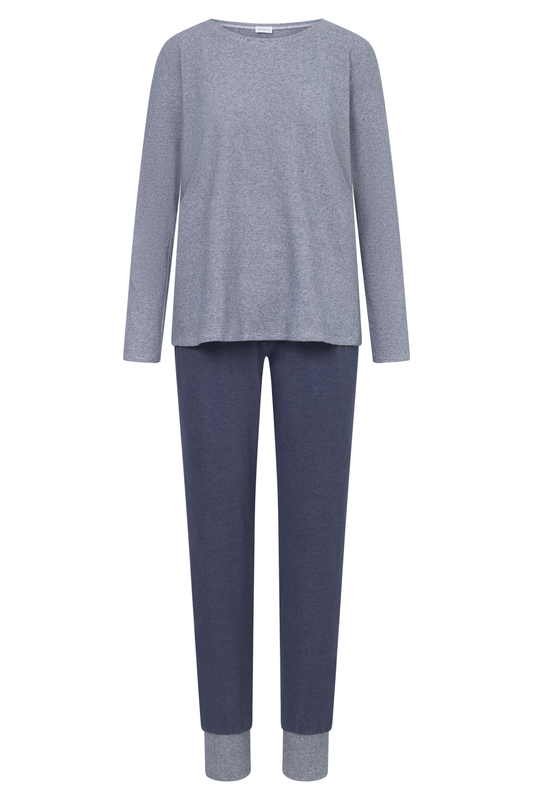 Rösch Pyjamas front view in Ringlet Navy