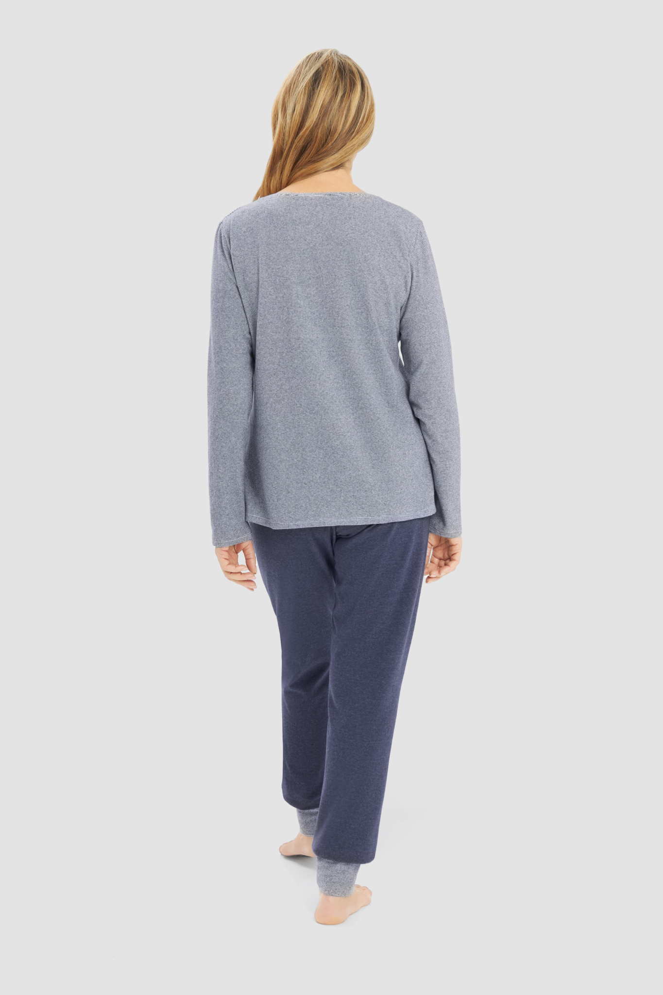 Rösch Pyjamas back view in Ringlet Navy