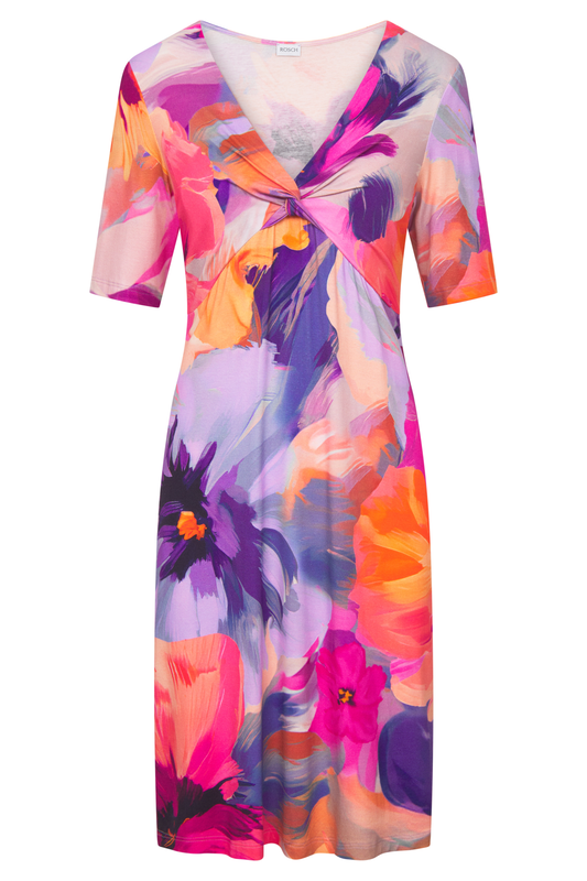 Rösch Beach Dress front view in Fresh Flower