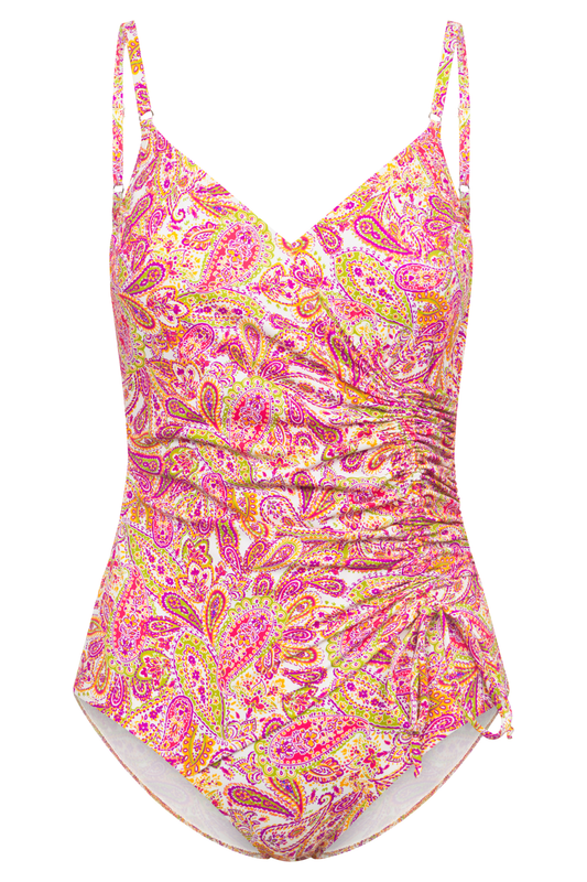 Rösch Swimsuit front view in Paisley