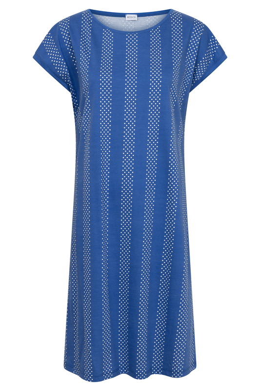Rösch Nightgown front view in Graphic Dots