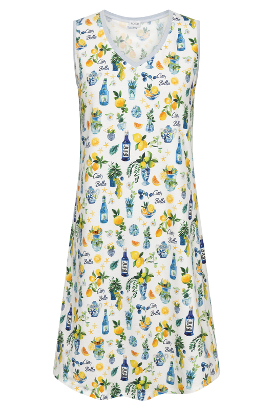 Rösch Nightgown front view in Super Lemon