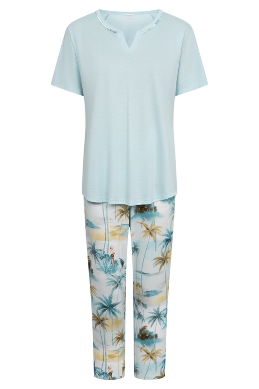 Rösch Pyjamas front view in Palm beach