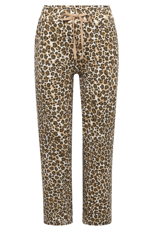 Rösch Lounge Pants front view in Animalprint
