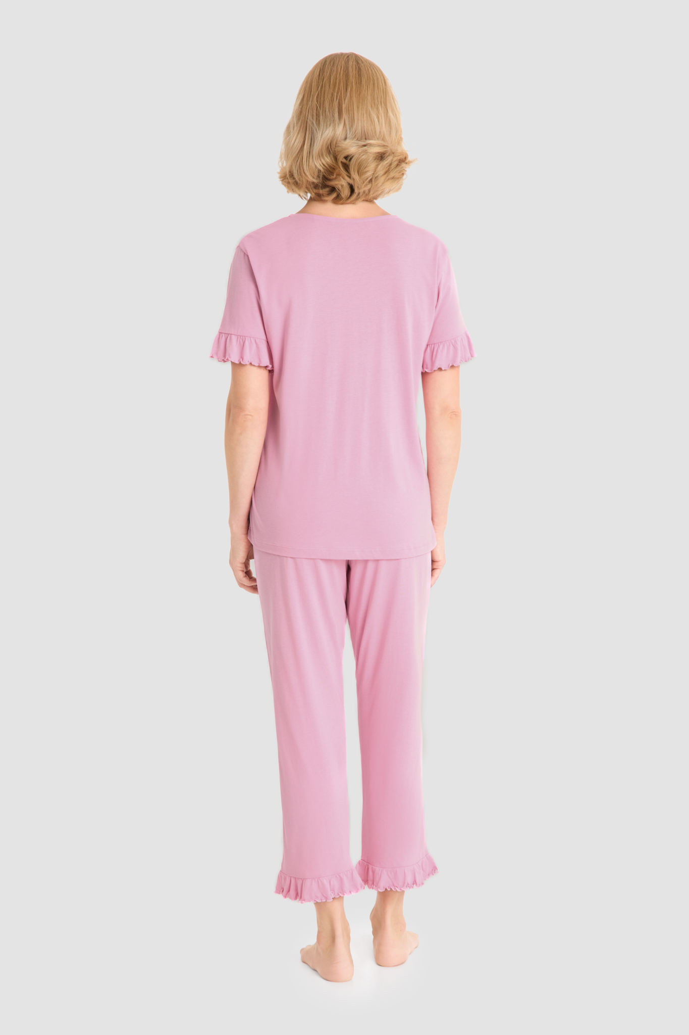 Rösch Pyjamas back view in Paradise Pink