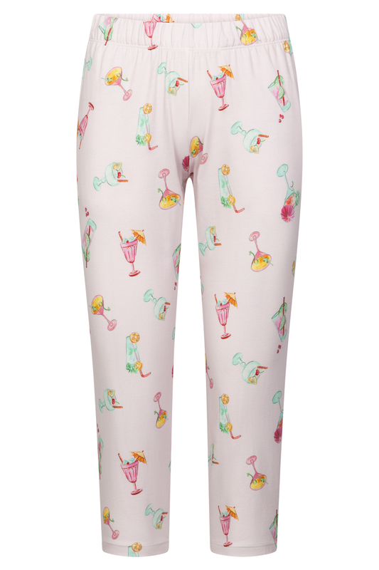 Rösch Lounge Pants front view in Fancyprint