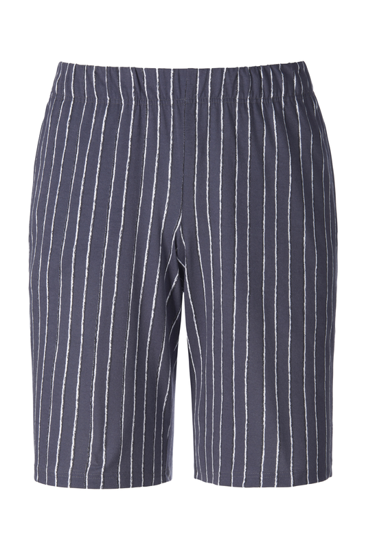 Rösch Lounge Pants front view in Stripe Grey