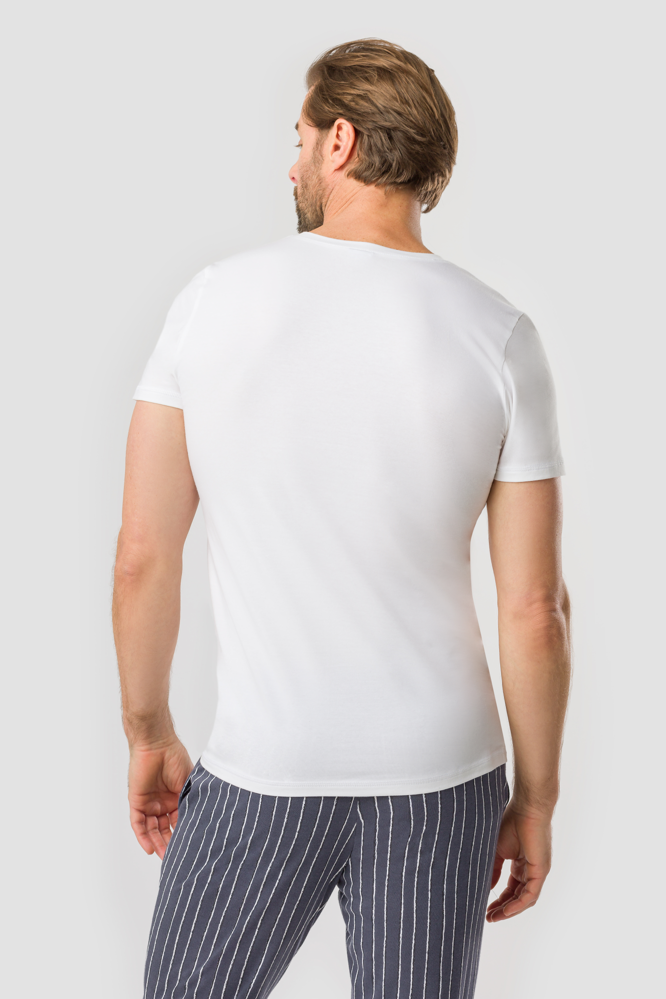 Rösch Lounge Top back view in Weiss