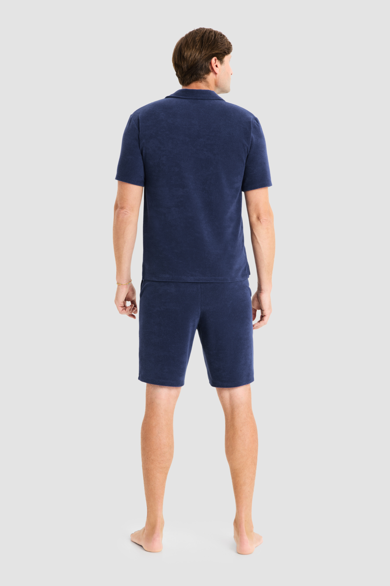 Rösch Lounge Top back view in Dark Blue