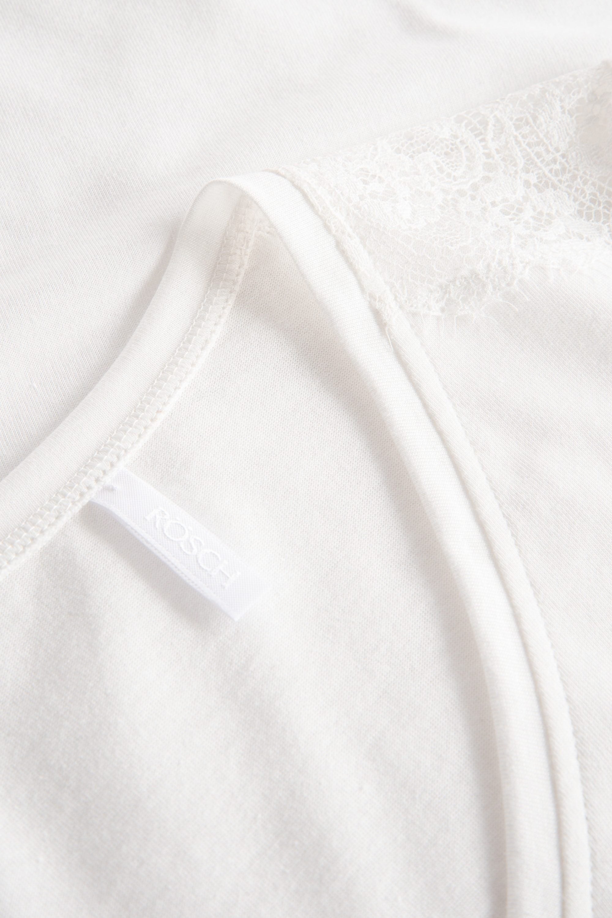 Rosch Night Dress, 1/1 Sleeve, V-Neck Soft Lace (1884142) Ecru