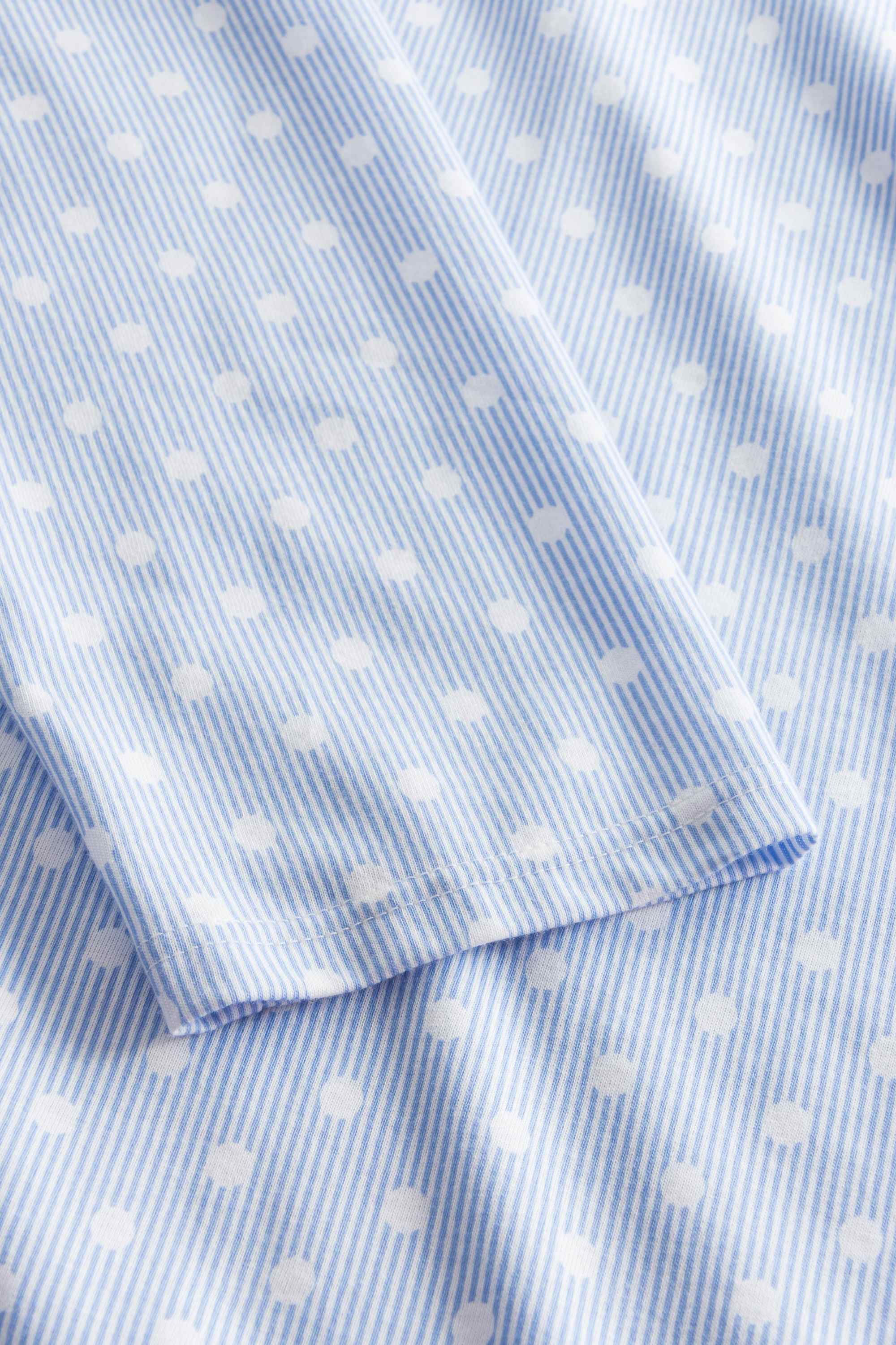 Rosch Pajama, 1/1 Sleeve, 1/1 Pants, Round Neck Tu (1884146) Skyblue