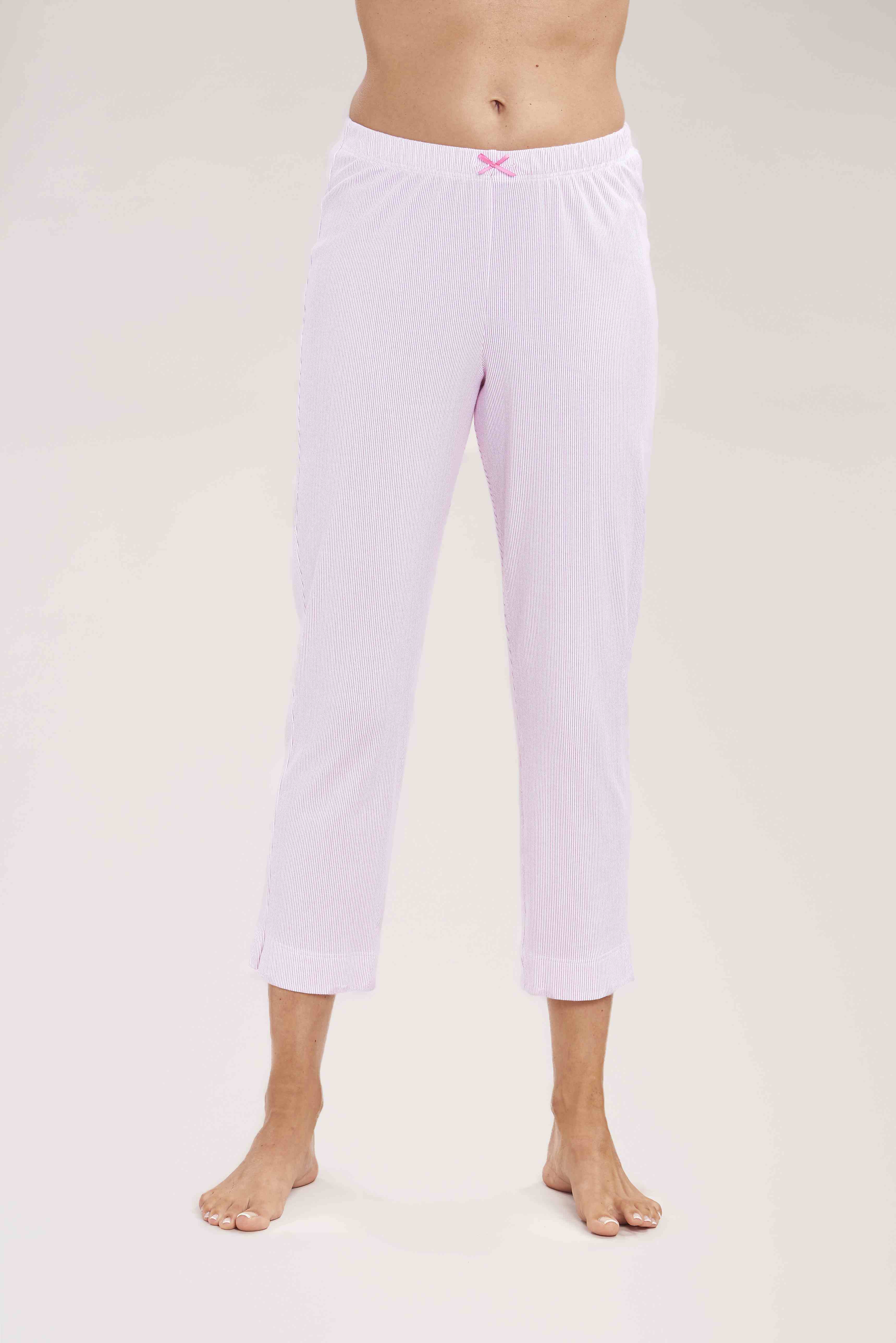 Rosch Pants, 7/8, Slit, Regular Flowerprint St (1884152) Aurora Pink