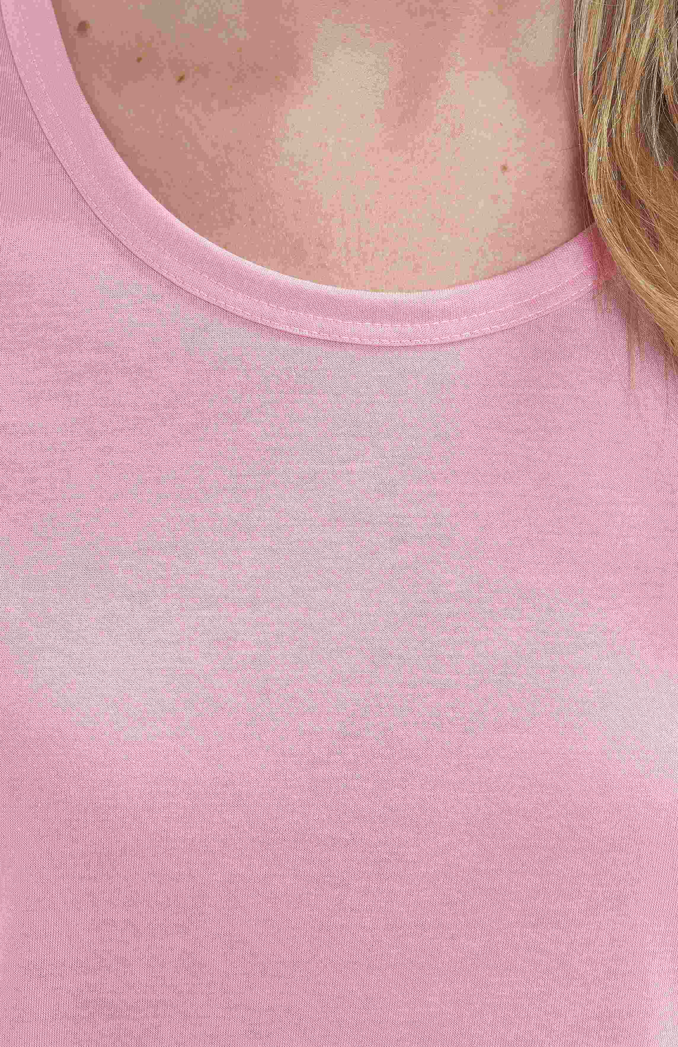 Rosch Shirt, 1/2 Sleeve, Round Neck Matching F (1884155) Aurora Pink