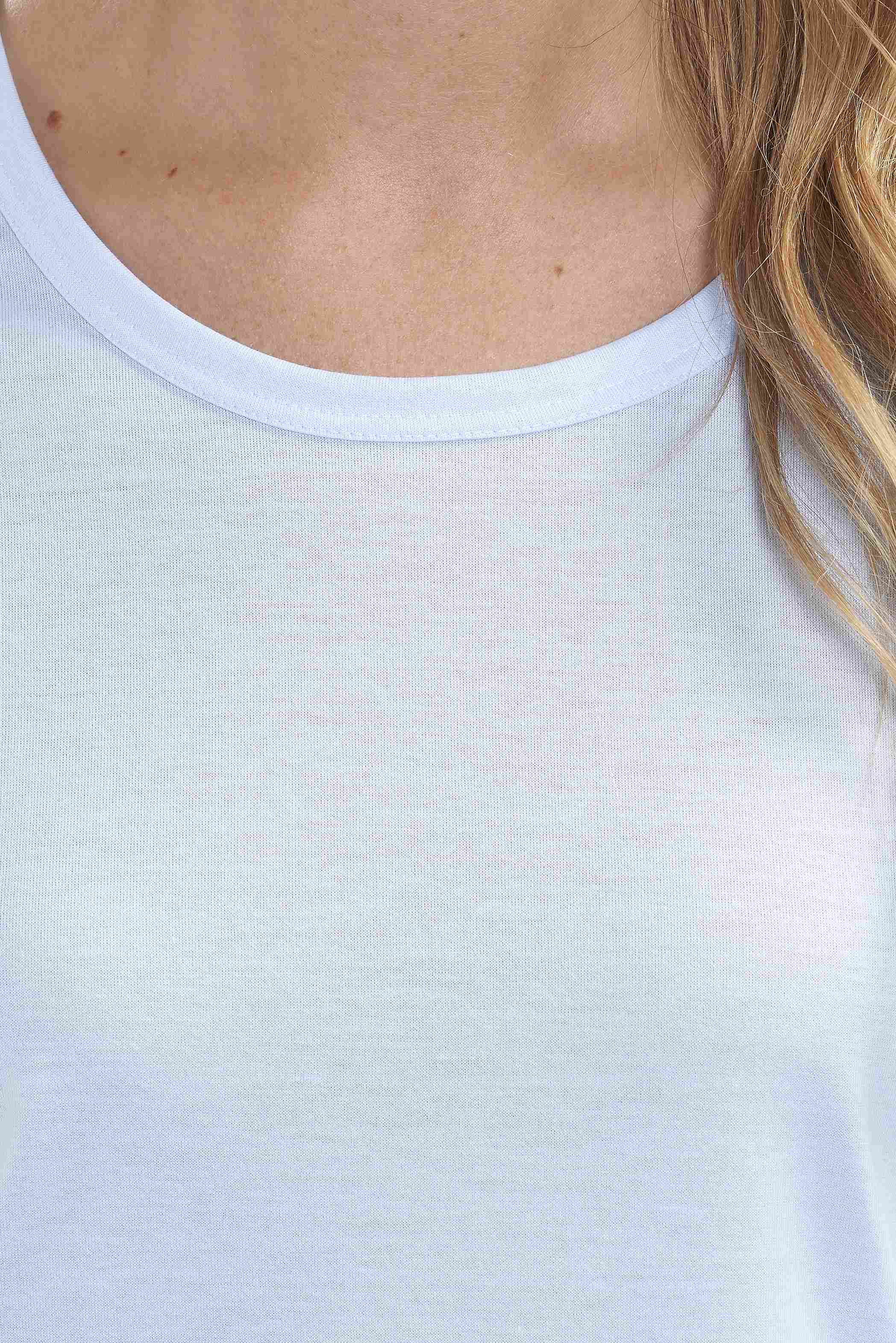 Rosch Shirt, 1/2 Sleeve, Round Neck Matching F (1884155) Arctic Blue