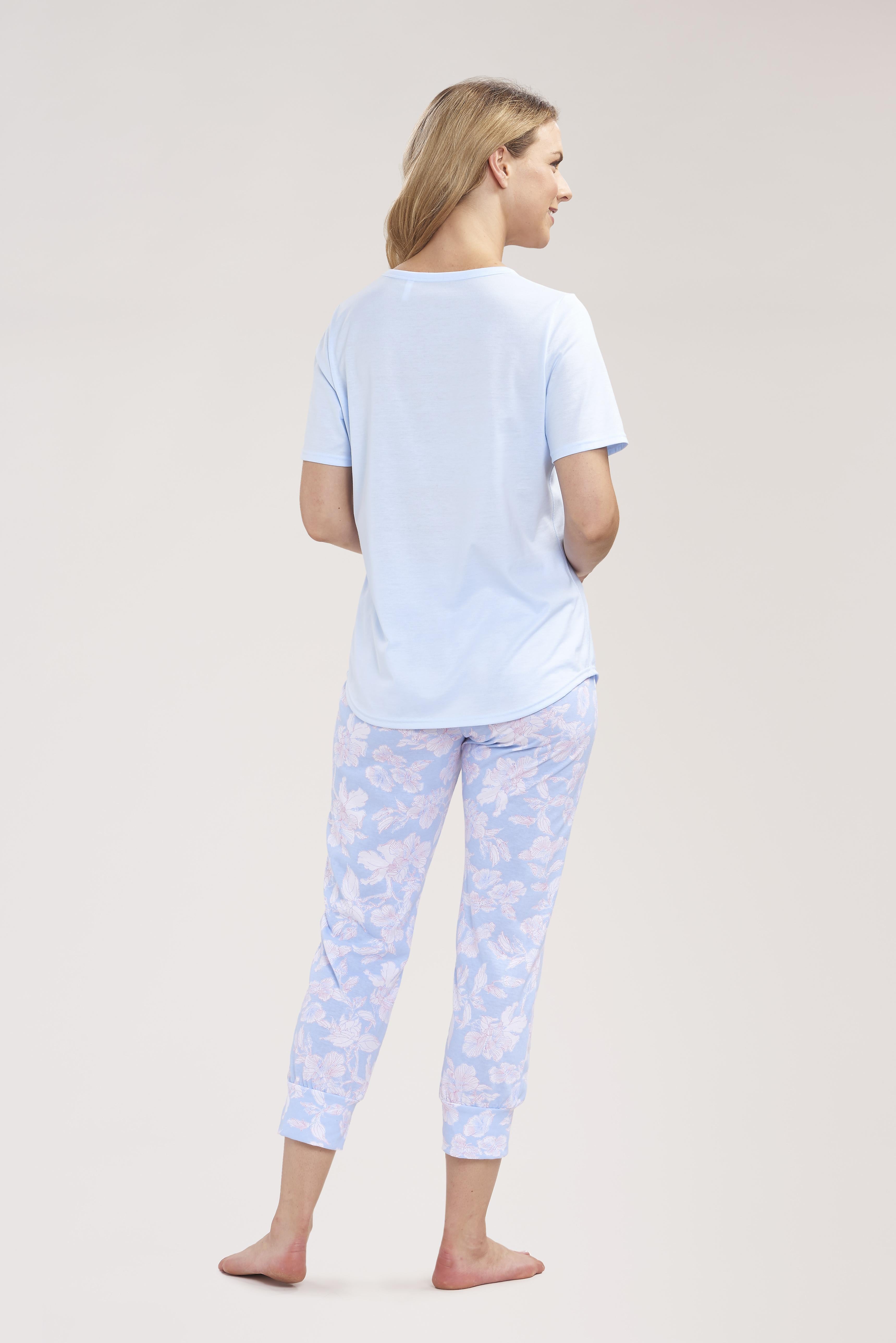 Rosch Shirt, 1/2 Sleeve, Round Neck Matching F (1884155) Arctic Blue