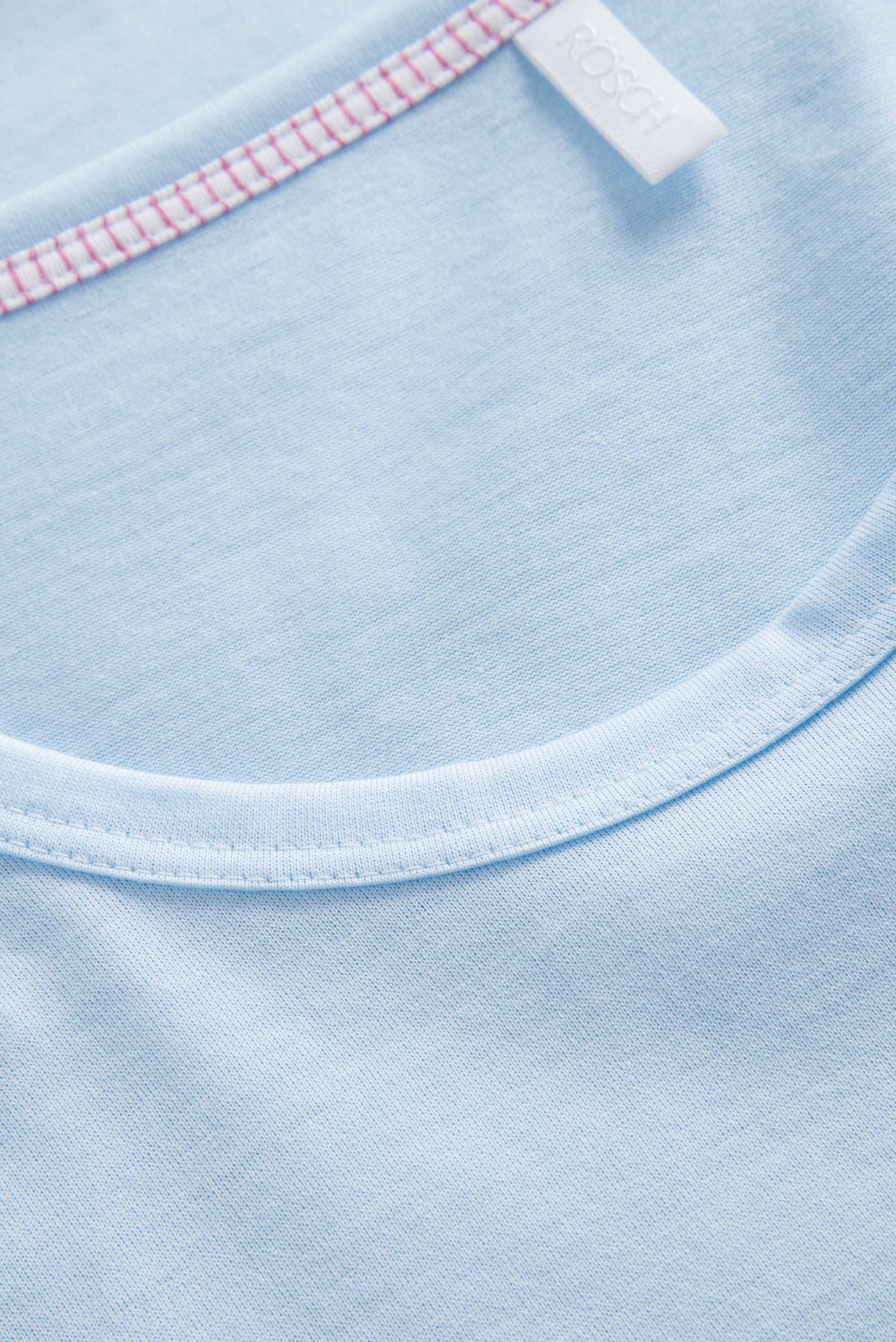 Rosch Shirt, 1/2 Sleeve, Round Neck Matching F (1884155) Arctic Blue
