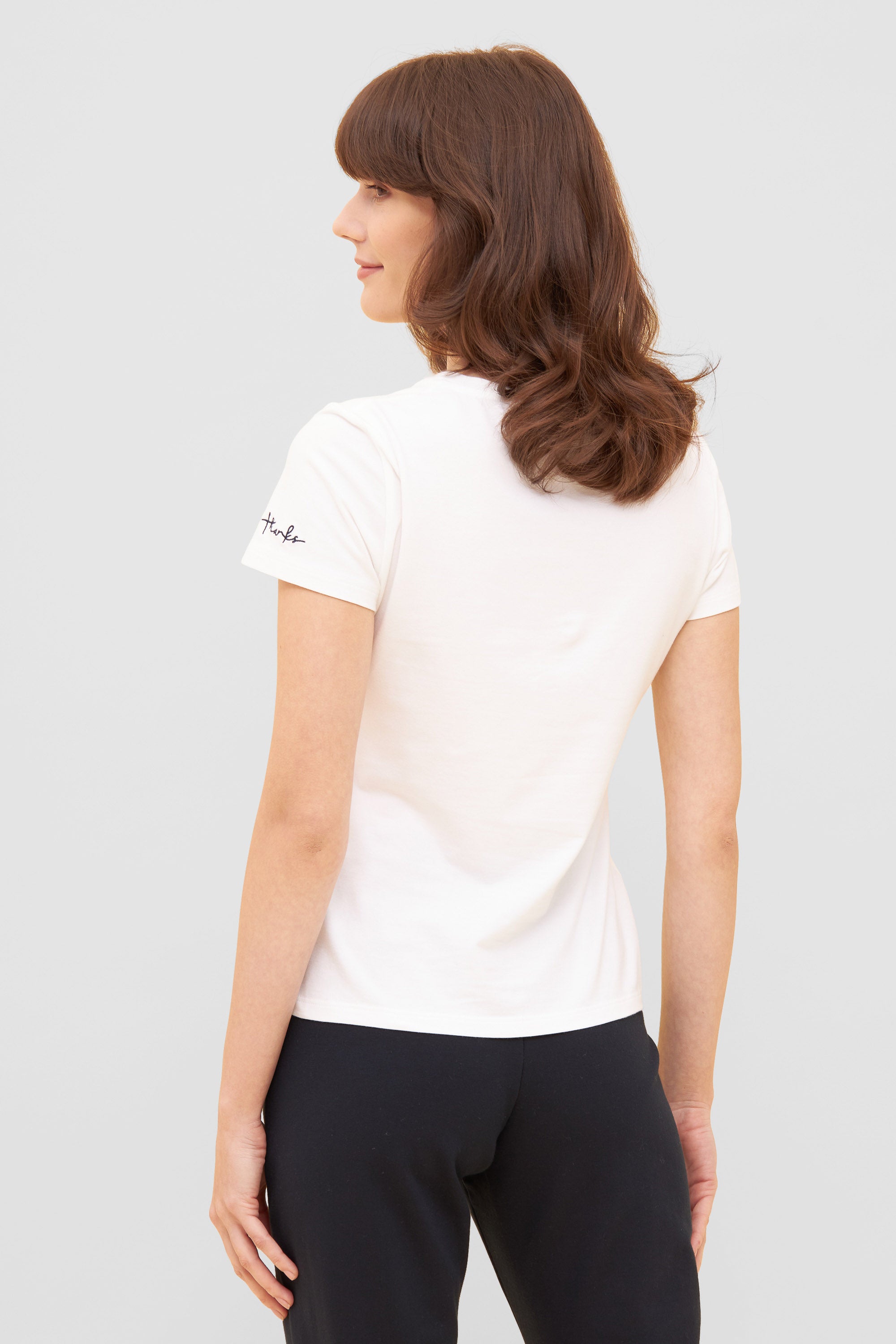 Rosch Shirt, 1/2 Sleeve, Round Neck Blue Move (1884202) White