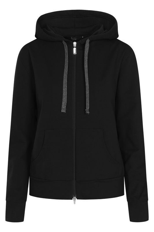 Rösch Lounge Jacket front view in Black