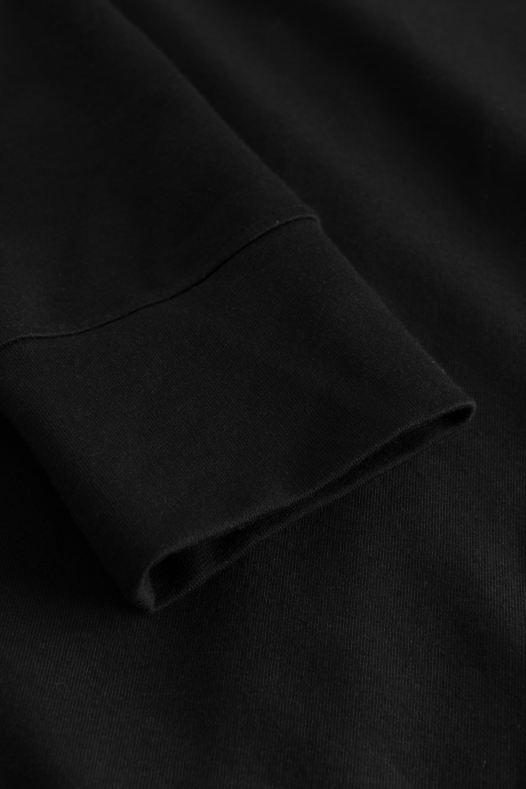Rosch Hoodie Gots, 1/1 Sleeve, Zipper, Pockets (1884204) Black