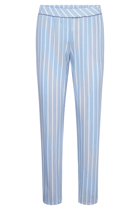 Rösch Lounge Pants front view in Denim Stripes