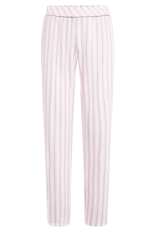 Rösch Lounge Pants front view in Rose Stripe