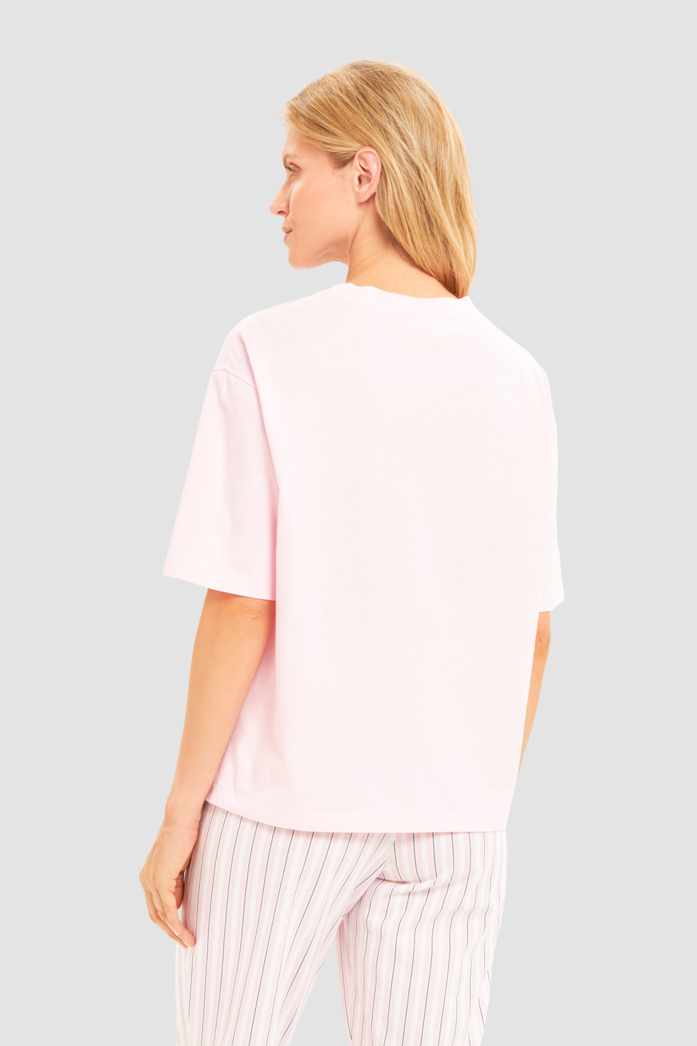 Rösch Lounge Top back view in Rose